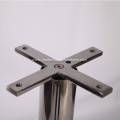 Brief Style Bar Table with Stainless Steel Base